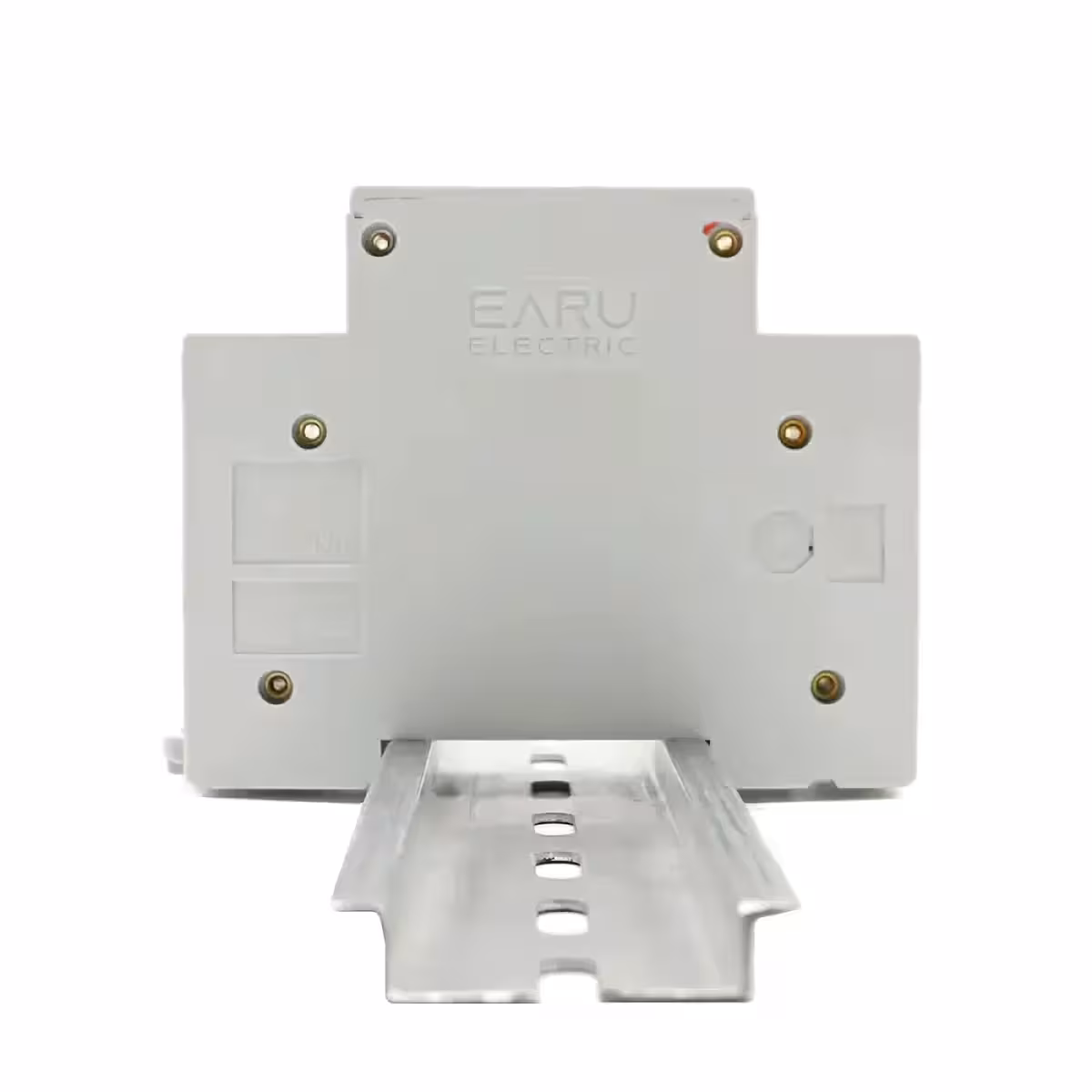 Připojení kabelů a držák pro montáž na DIN lištu