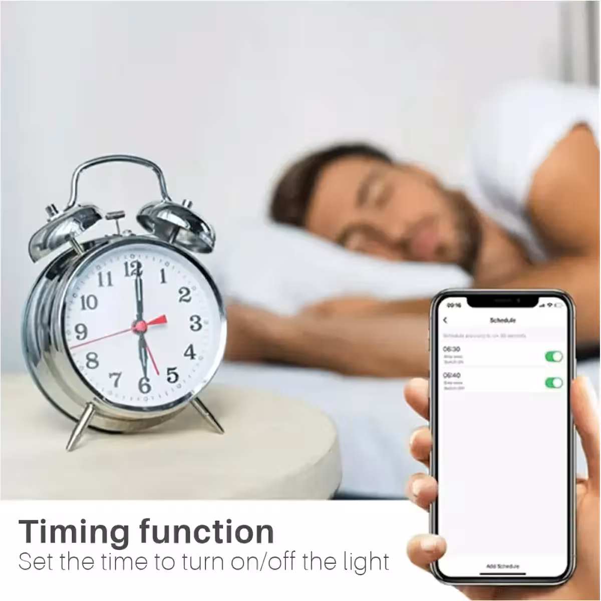 Żarówka LED E27 z WiFi, regulacją jasności i scenami personalizowanymi