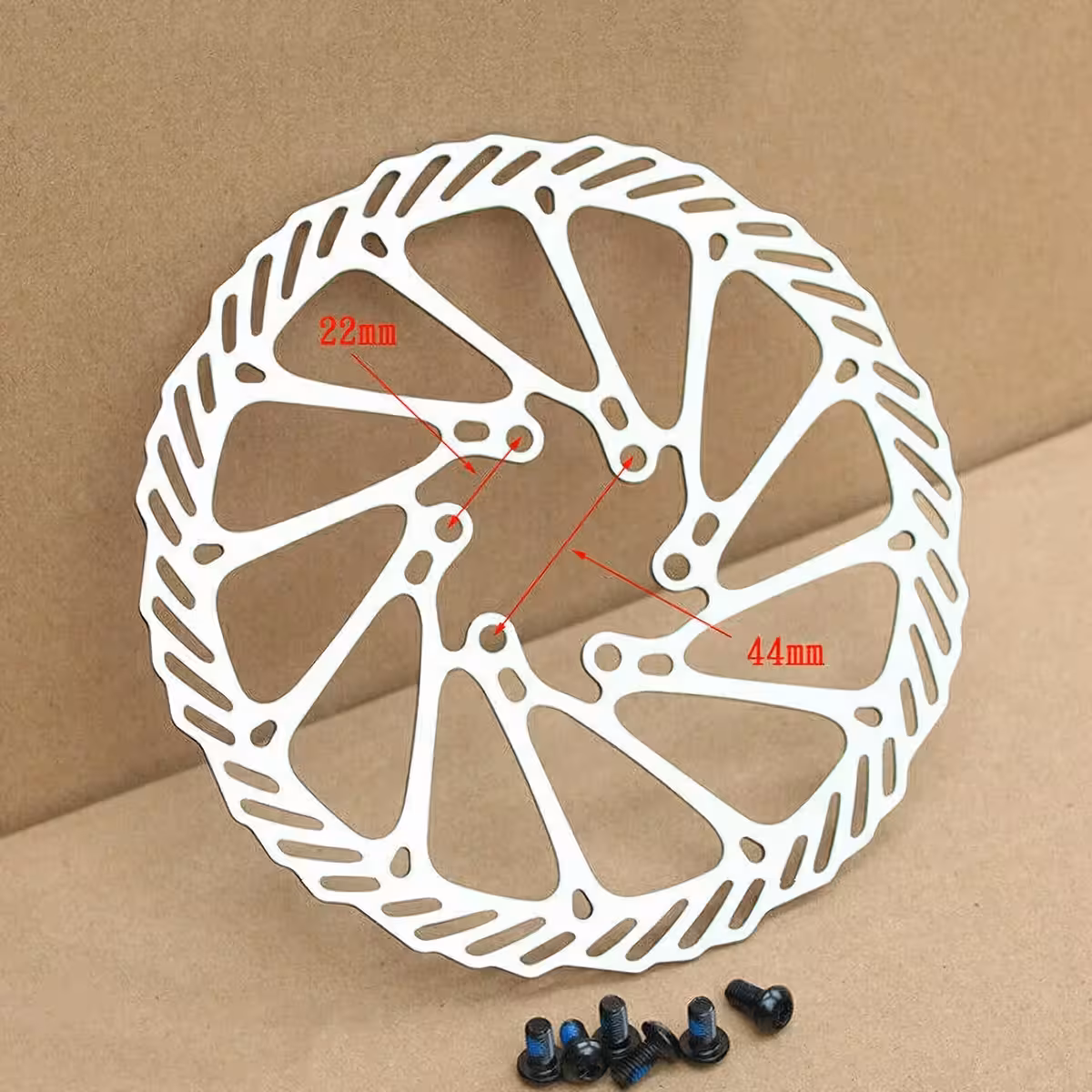 Rotor hamulcowy Avid G3 160 mm ze stali nierdzewnej, 6 otworów i śrub