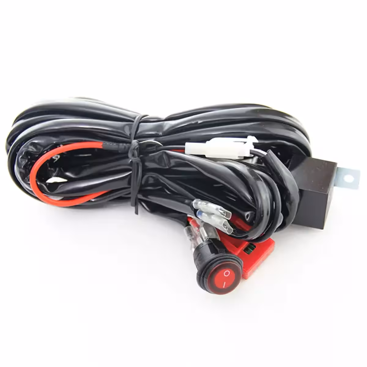 Montaż przełącznika oświetlenia i przekaźnika 40A dla LED Bar