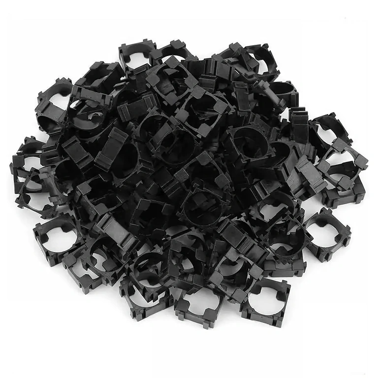 Duży zestaw 100 modułowych uchwytów do mocowania ogniw 18650