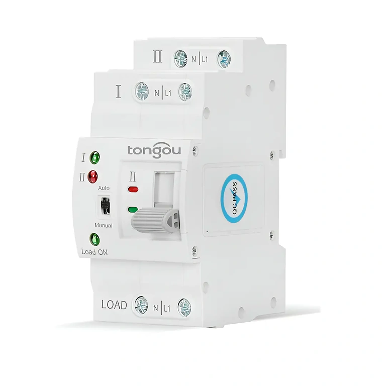 Widok boczny automatycznego przełącznika
