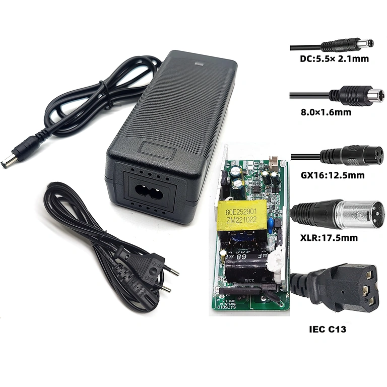 Ładowarka 48V–54.6V 2A z wtykiem koncentrycznym 8mm kompatybilna z Xiaomi i Segway-Ninebot