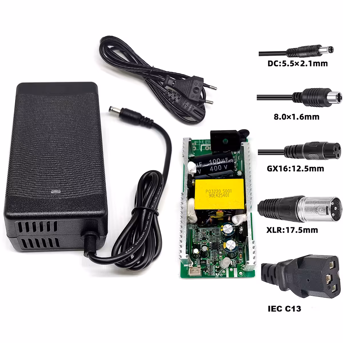 Ładowarka 60V–67.2V 2A kompatybilna z różnymi pojazdami elektrycznymi, CityCoco, Harley, hulajnogami i rowerami