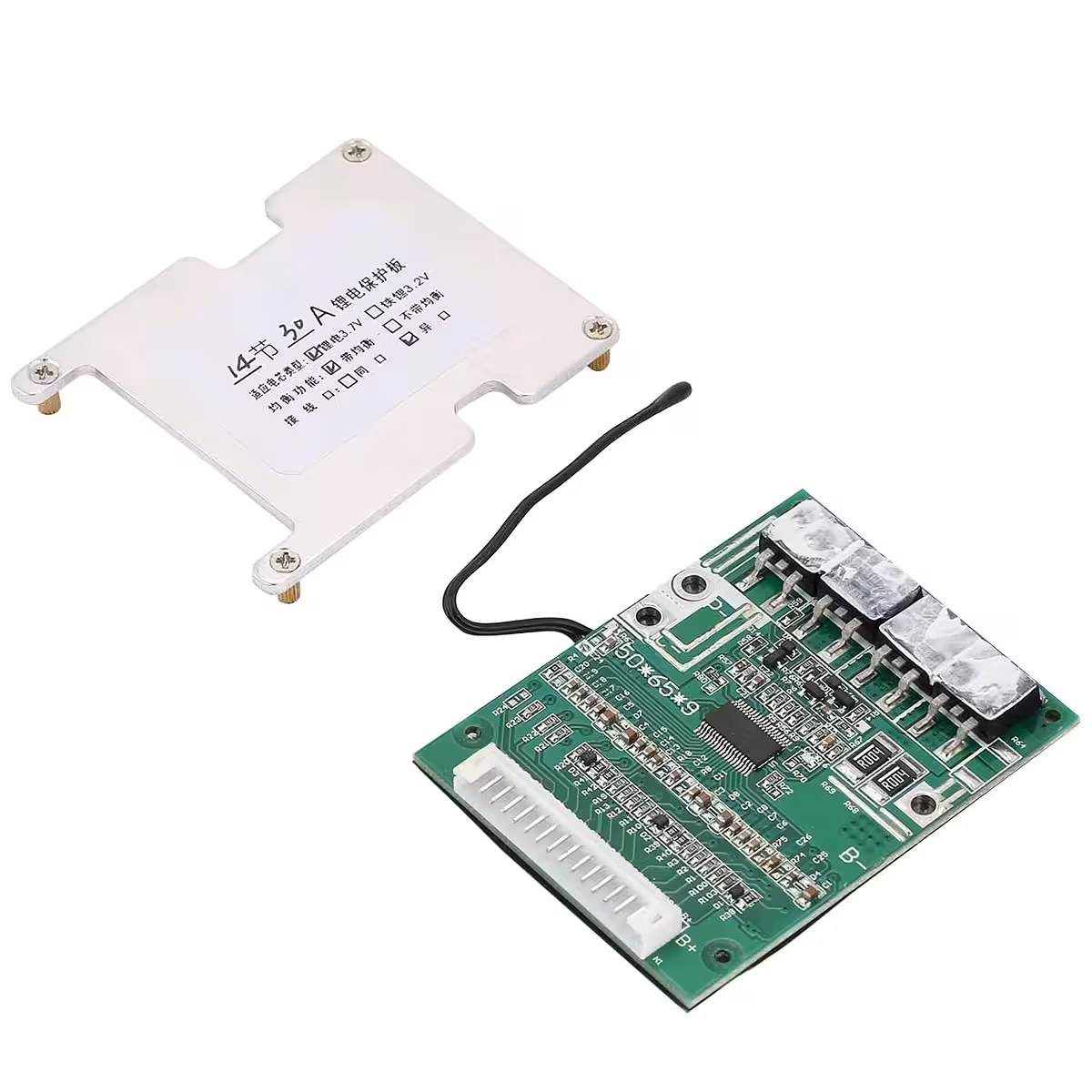 Płytka BMS 14S 52V do ochrony baterii Li-Ion w rowerach i hulajnogach elektrycznych