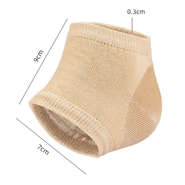 Szczegół żelowej wkładki silikonowej do pięty