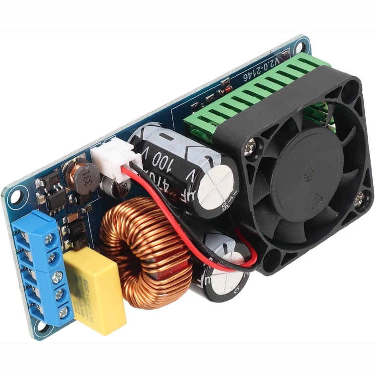 Detaliu placă circuit amplificator mono 500W IRS2092