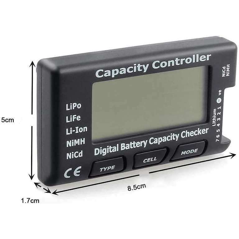 Tester digital Li-Ion 18650 și LiPo 2-7S, precis și rapid