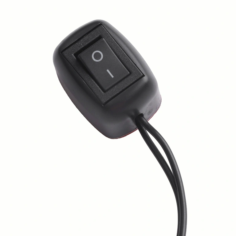 Comutator ON/OFF cu montaj aparent, vedere frontală