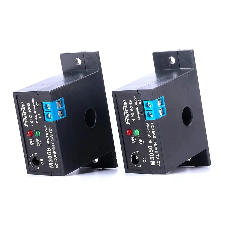 M3050 és M3056 áramérzékelő modul oldalnézet